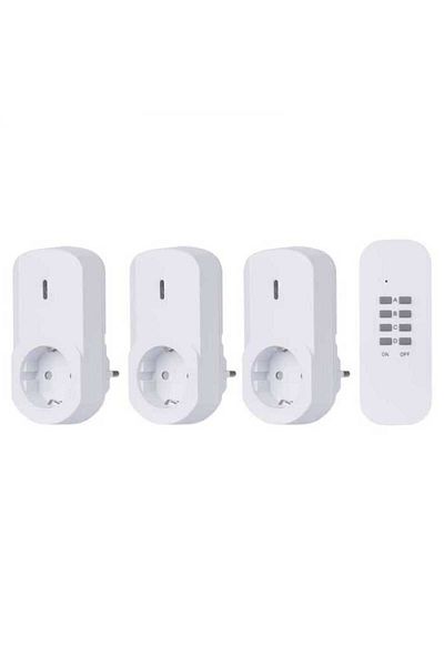 EMOŞ Set of 3 sockets with remote control 1000W 25m P0069 EMOS
