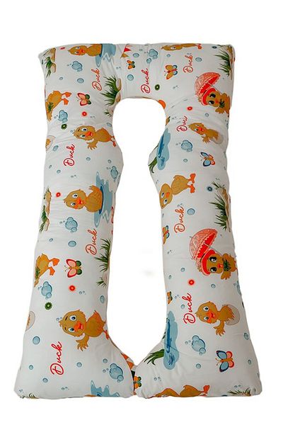 OEM Pregnancy Pillow, U-Shaped, Removable Cover, Bees Pattern, 135x75 Cm