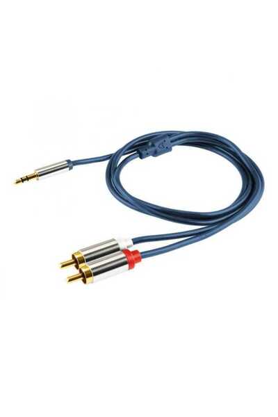 Home by Somogyi Cablu audio HiFi stereo Jack 3.5 mm - 2x RCA 4m dublu ecranat...