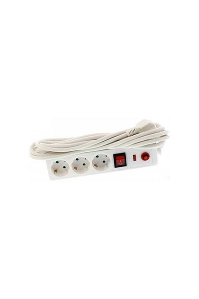 Well Extension cord 3 sockets 5m with cable protection 3xg1.5mmp Well