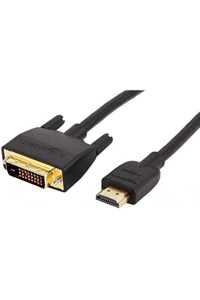 OEM HDMI кабел Tata - DVI-D 24+1 Tata 1.8 м златен FullHD черен