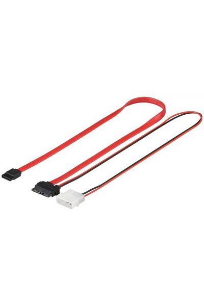 goobay Cablu de date HDD SATA 2in1 + adaptor de alimentare 1.5Gbit/s/3 0.3m 95713
