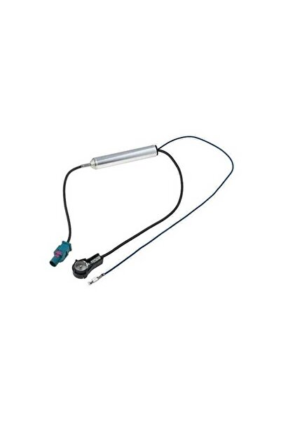 4CarMedia Separator antena radio auto mufa DIN tata 90 grade la FAKRA tata