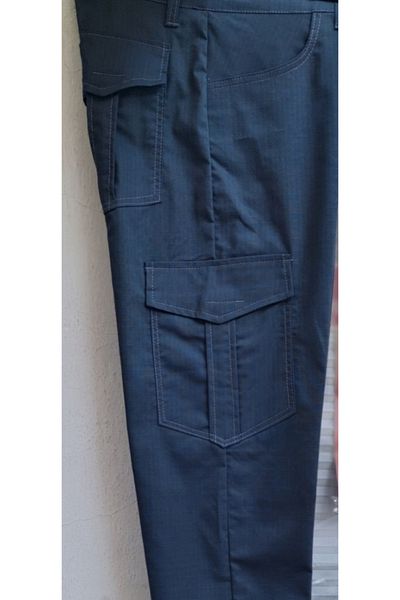 BeyzDenim Blue Stretchy Cargo Tactical Large Size Ripsstop Pants