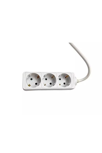 Well Well extension cord 3 sockets 3m cable 3x1.5mmp 16A 3500W white EXTS-3S3M/04-WL
