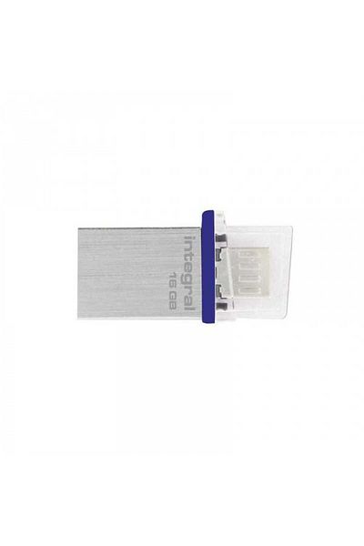 İntegral Flash Drive USB 2.0 16GB +micro USB OTG INTEGRAL