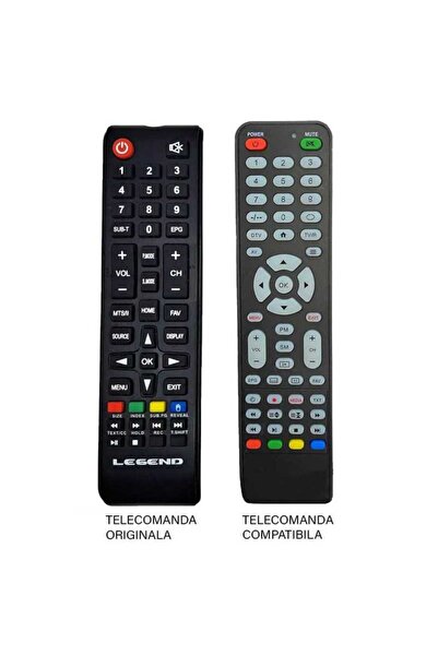 OEM Remote control compatible with TV Legend EE-T32S07 code ER 9482 /MFY 6121 /SYS 007F (482)