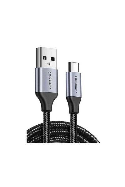 Ugreen Cablu alimentare /date Ugreen US288 Fast Charging USB 2.0 la USB Type-C 5V /3A 0.25m negru 60124