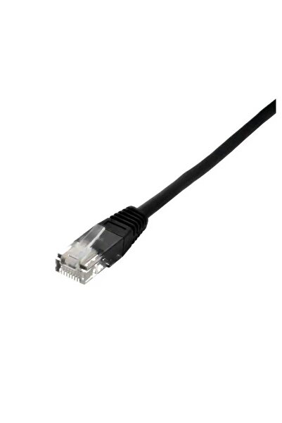 Well Cablu de retea UTP cat5e patch cord RJ45 2m negru UTP-0008-2BK-WL