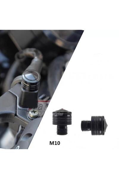 YSGMOTOPARTS PCX 125 2021-2024 Ayna Deliği Boşluk Kapatıcı Vida Seti Siyah Renk