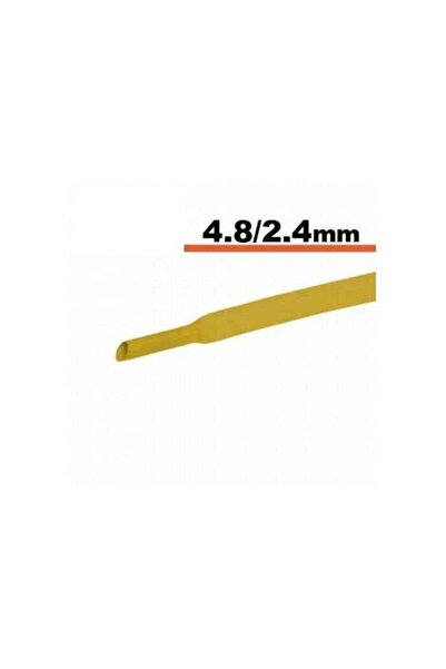 OEM Tub termocontractibil galben 4.8mm/ 2.4mm 0.5m