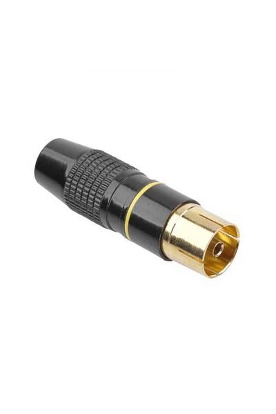 OEM Gold-plated metal female TV antenna plug