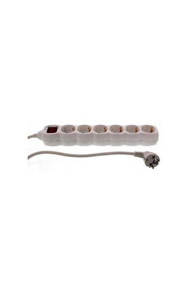 Well Extension cord 6 sockets 3m with switch 3xG1.5mmp Well