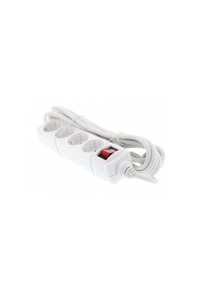 Well Extension cord 4 sockets 5m with switch cable 3xG1.5mmp Well