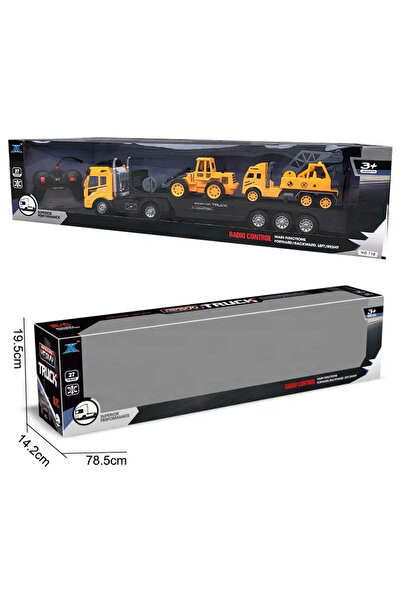 FELİTE UZAKTAN KUMANDALI TIR İŞ MAKİNESİ TAŞIYAN DORSELİ ( Görsel Videosundan İzleyebilirsiniz)
