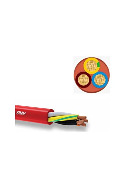 FAMEL 3x1.5 Mm2 3 Damar Simh Silikon Isıya Dayanıklı Kablo 1 Metre