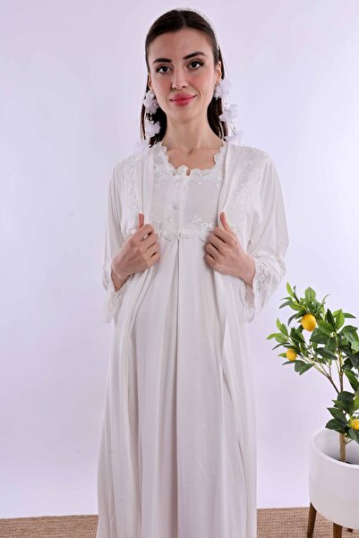 ByLohusa Effortt Ecru Maternity Maternity Set