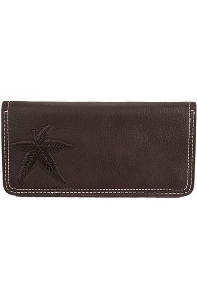 JOLAR. Men's slim genuine leather wallet with card slots JOLAR. Dark brown