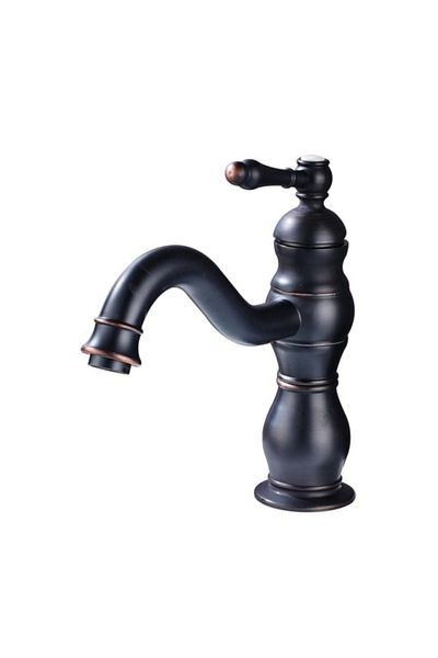 Blackswan Design Bathroom sink faucet, Blackswan, Type M149, short antiqued black model, size 21.5 cm