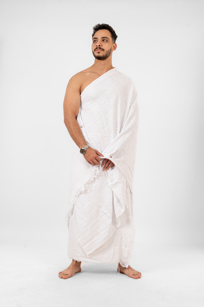 NON بشكير احرم رجالي للحج والعمرة فاخر وزن 1300 جرام