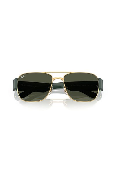 Ray-Ban Ray Ban Unisex Square Sunglasses- Rb 3756 - Lense Size:59mm - Gold