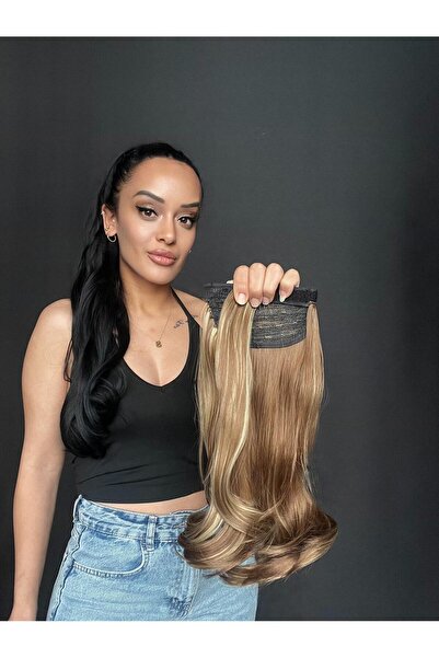 Suzan Peruk At kuyruğu Postiş Bağcıklı En kullanışlı model.AT KUYRUĞU SAÇ MODELİ