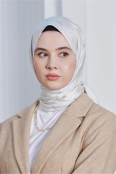 Loryan Σάλι Floş Jacquard Cupra Stone