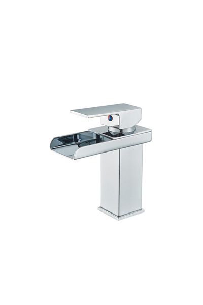 Blackswan Design Baterie chiuveta baie, Blackswan, Tip Cascada M30, model crom, dimensiune 17 cm
