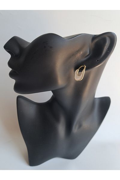 BHR AKSESUAR Ecru Boho Style Earrings