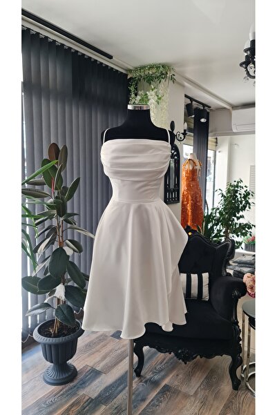 makbuleofficial Straples Bedenli,Mini Boy,After Party,Mezuniyet Elbisesi