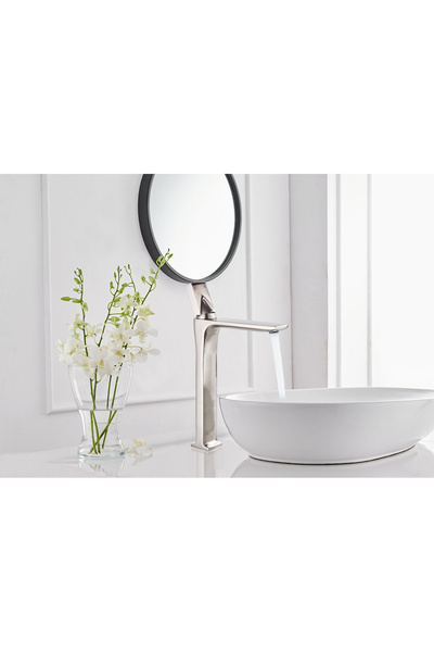 Blackswan Design Baterie chiuveta baie, Blackswan, Tip M83, model nichel, dimensiune 32.7 cm