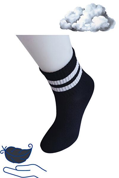 DİLRUBA AVM Quality Cotton Soft Unisex Ring Patterned College Socks (6 Pairs)