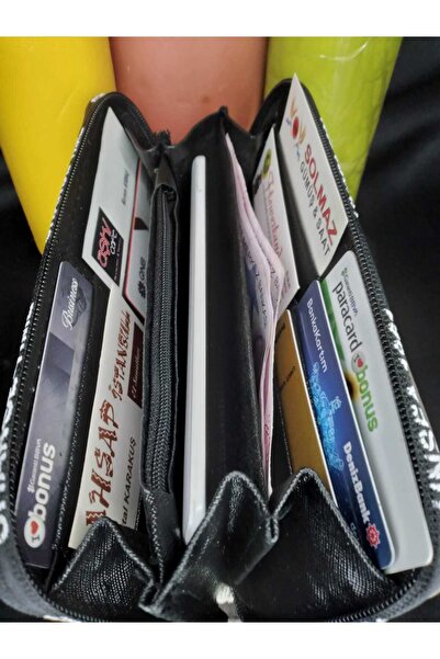 makadi Women's Zippered Card Holder Wallet with Phone Compartment - Wide