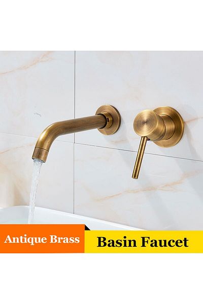 Blackswan Design Bathroom sink faucet, Blackswan, Type M208, antique bronze model, size 20 cm