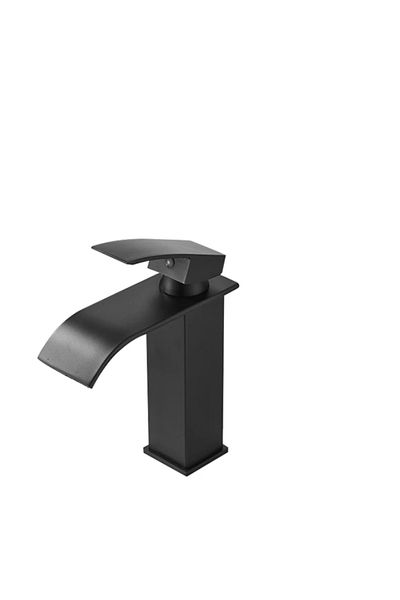 Blackswan Design Baterie chiuveta baie, Blackswan, Tip M52, model negru mat, dimensiune 19 cm