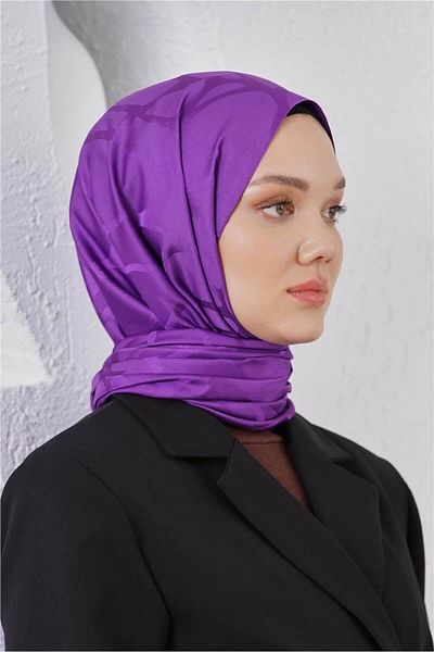Loryan Scarf Jacquard Shawl - Stone Floss Jacquard Shawl 4312