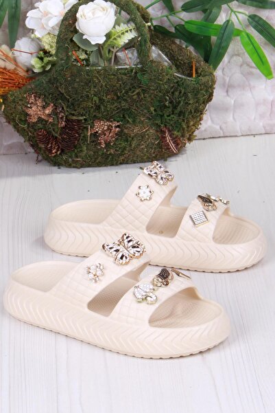 fort 800-17 Daily Beach Sea Pool Slippers Lightweight Comfortable Flexible Women's Slippers