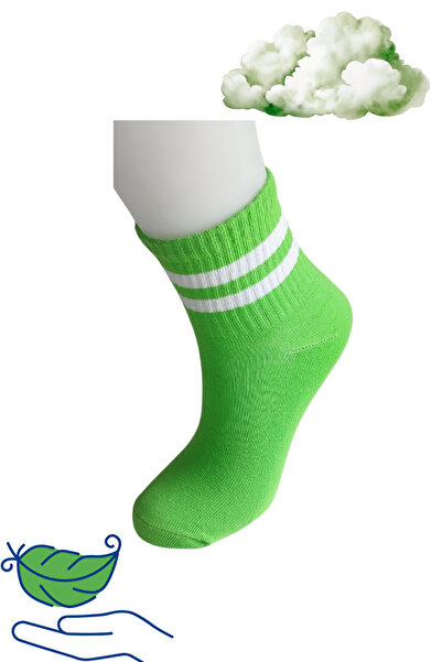 DİLRUBA AVM Unisex Quality Cotton Soft Women's Men's Ring Patterned College Socks (4 Pairs)