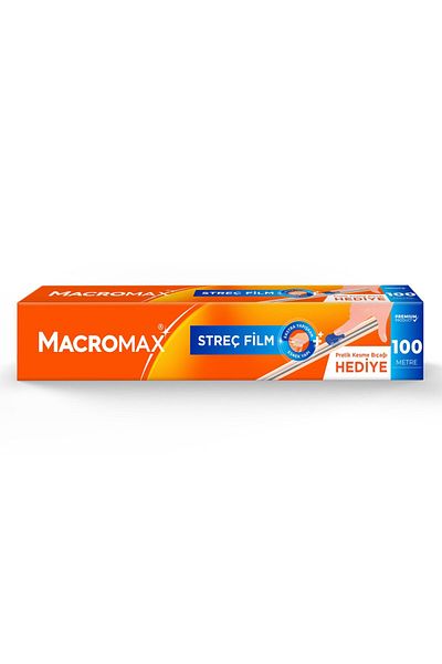 MACROMAX Stretch Film 100 m with Cutting Blade Gift