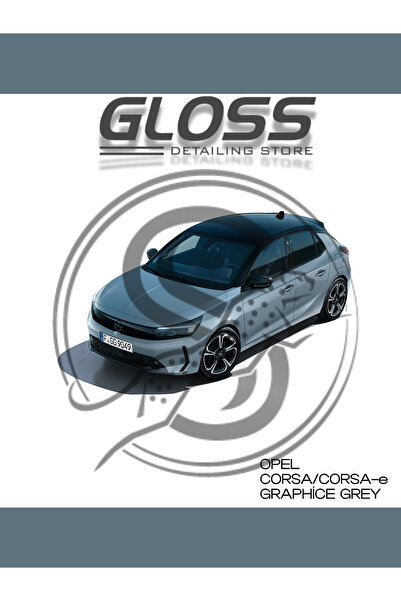 Gloss Detailing Opel Corsa Uyumlu Grafik Gri Metalik DSE - Profesyonel Çizik ...