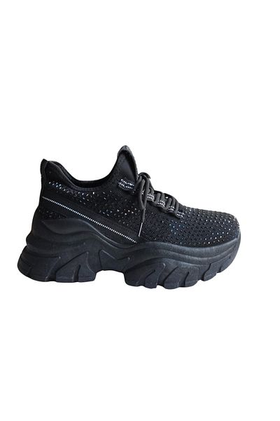 Seastar Women's platform sneakers with shiny inserts