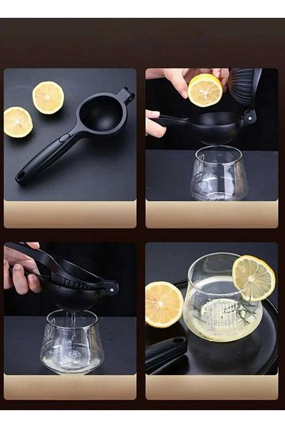 elfnur Cast Iron Lemon Squeezer Orange Lemon Citrus Squeezer Cast Iron