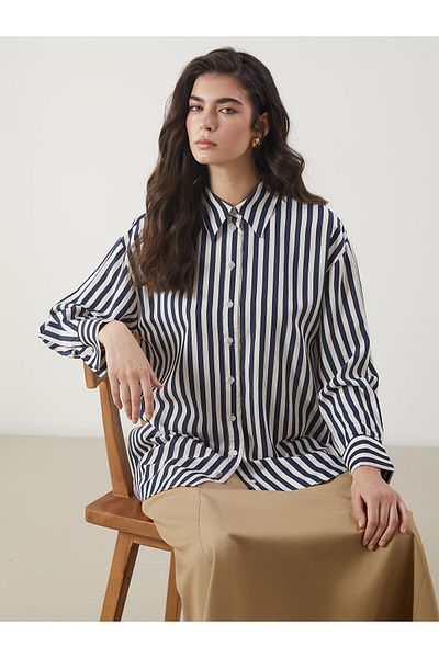 LC Waikiki Striped Women's Shirt Tunic