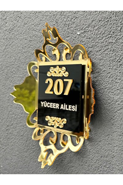 MeyArt Ajans 3D Avantgarde Retro Best Villa, Ev, OTEL - Daire Önü Numara-İsim...