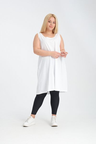 Dejabrew Jeans Sleeveless Dress Lining Underskirt 100% Cotton Large Size A073-1
