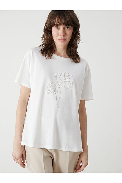 LC Waikiki Crew Neck Stone Women's T-Shirt