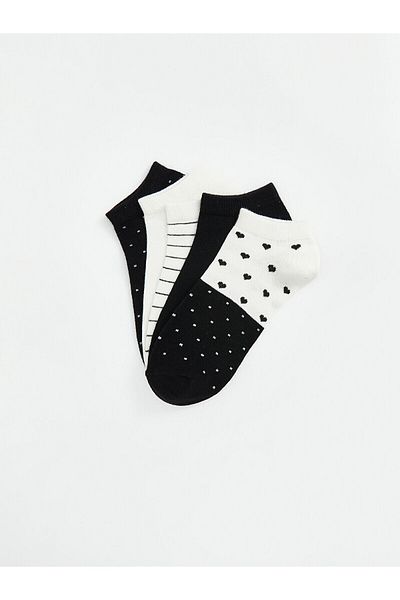LC Waikiki Patterned Women's Booties Socks 5 Pcs