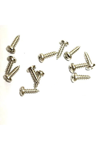 Skygo مشبك، مفصل، قدم، برغي صفائح Ysb - 2.9x9.5 ملم نيكل، 100 قطعة