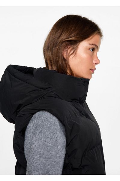 Mango Teen Hooded quilted vest