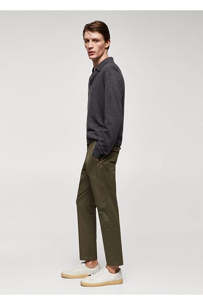 MANGO Brown Men's Trousers57040567